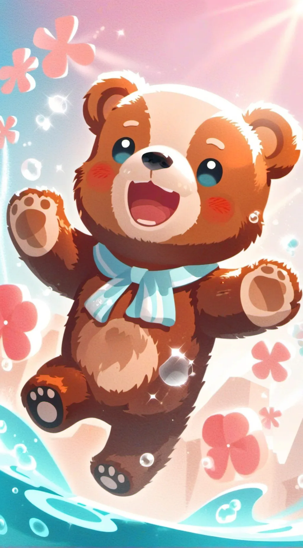 ai character: Droplet background