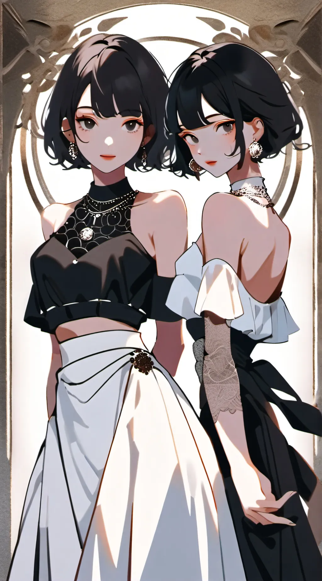 ai character: Ellie and sophie background