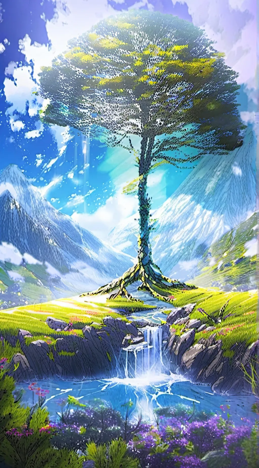 ai character: fantasy rpg background