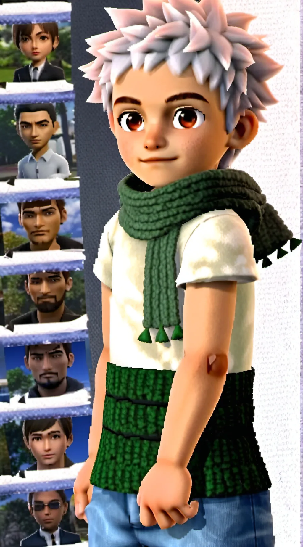 ai character: Elvis's son background