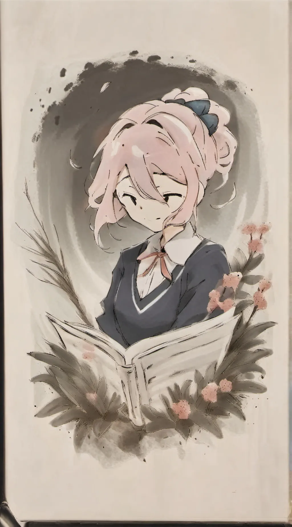 ai character: Baby Ms huroko  background