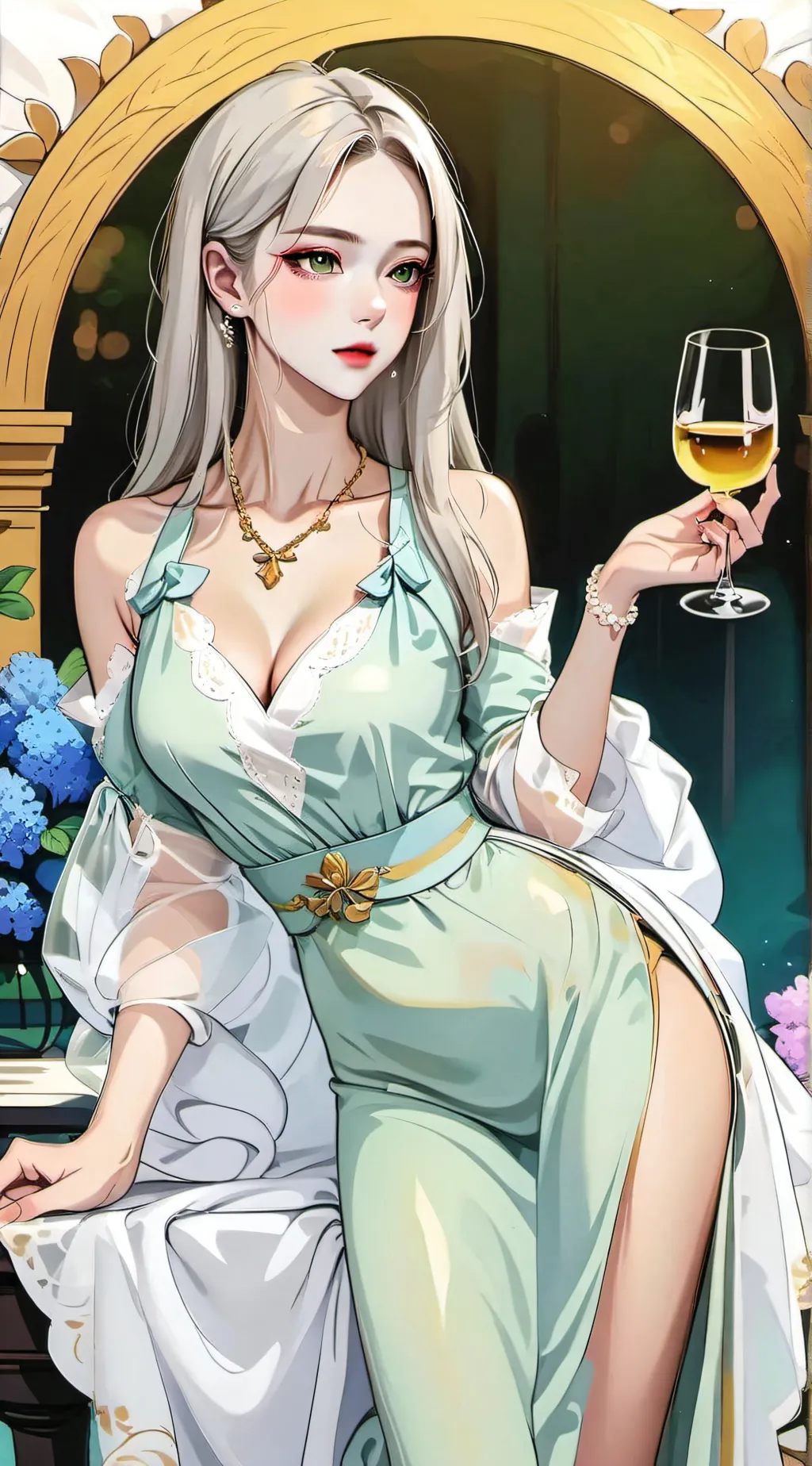 ai character: Claire  background