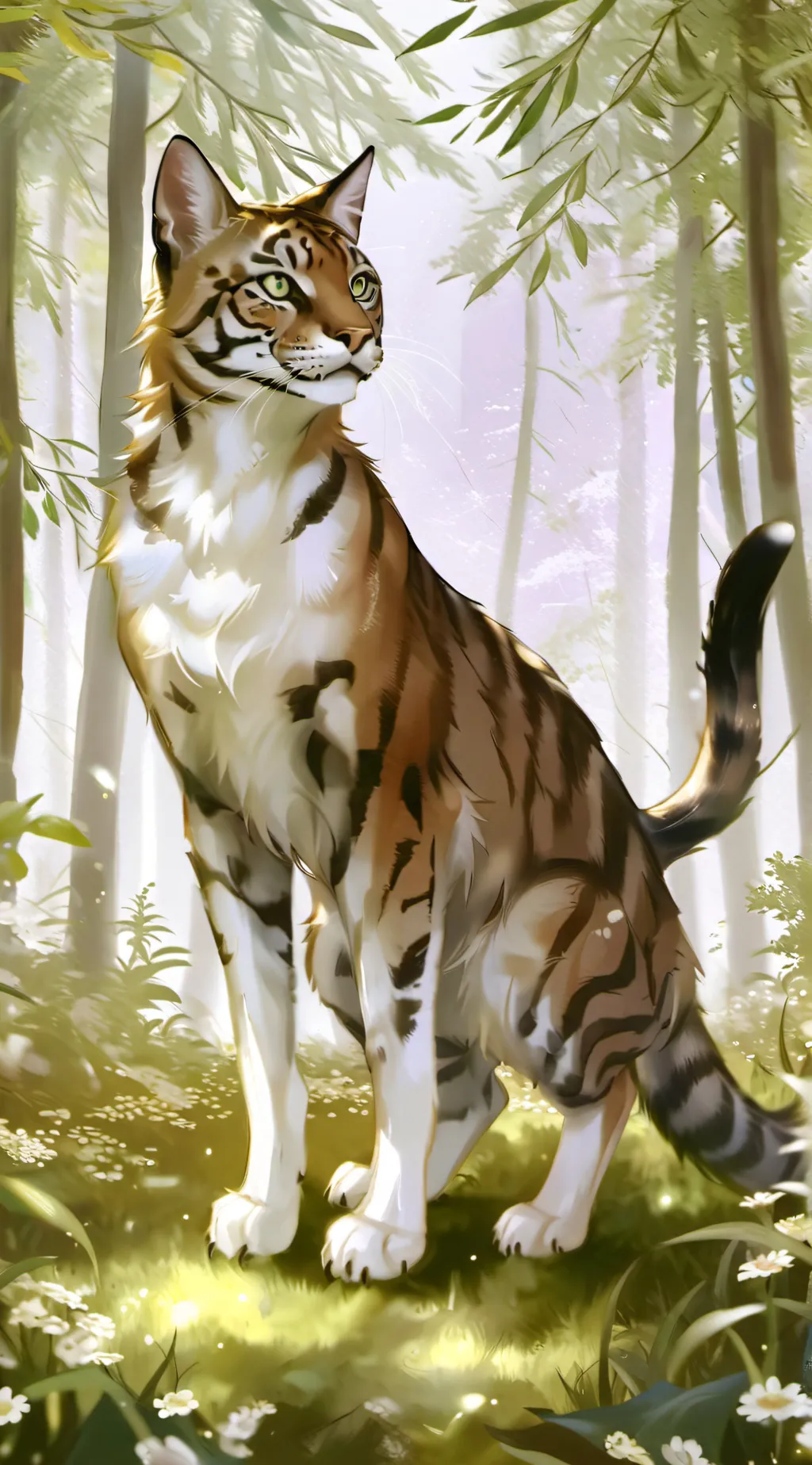 ai character: Sokoke cat! background