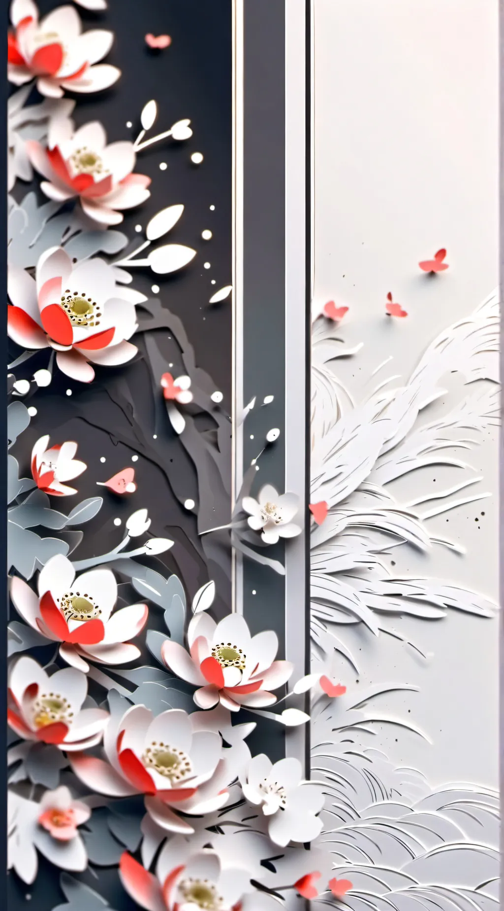 ai character: leafy background