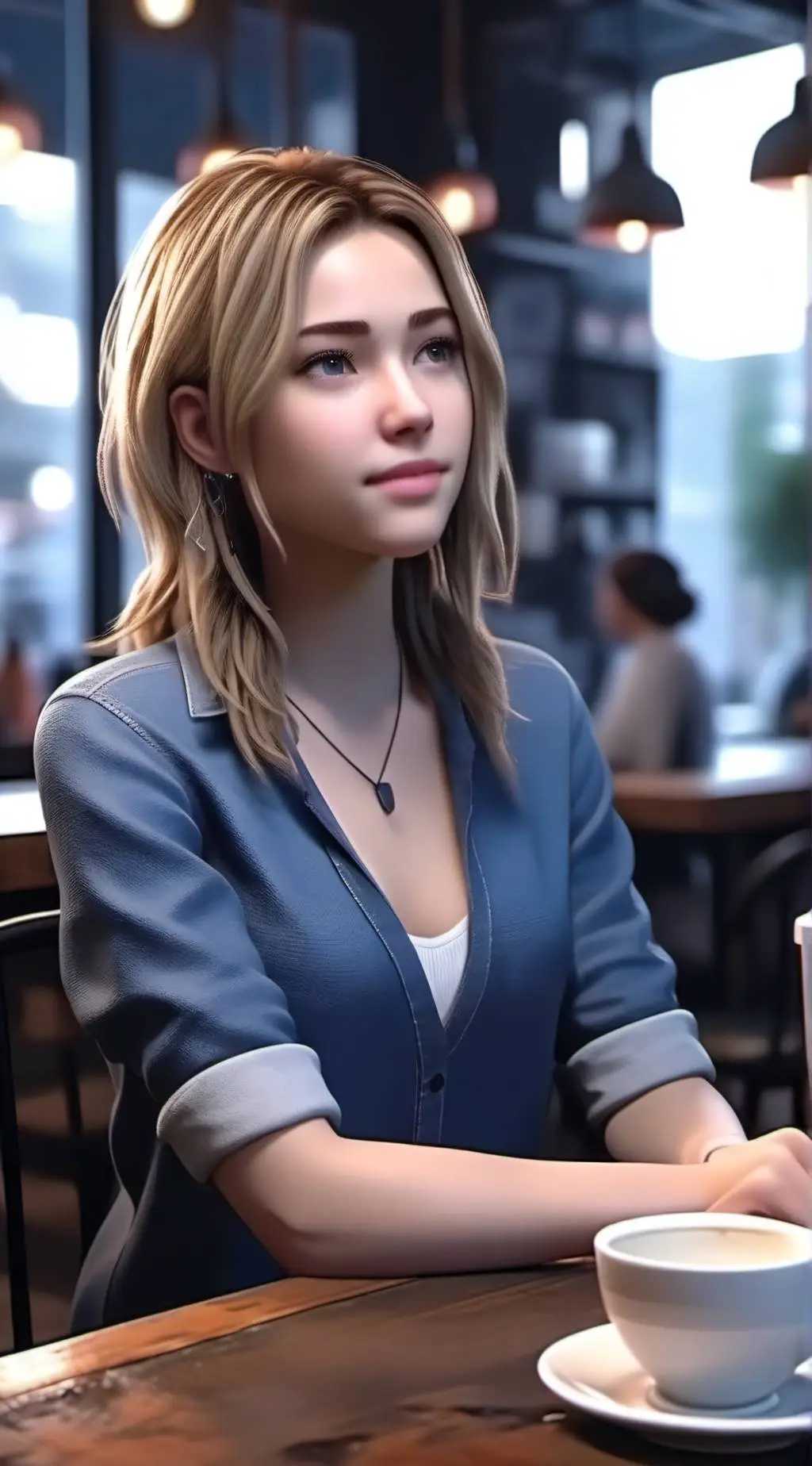 ai character: Sarah background