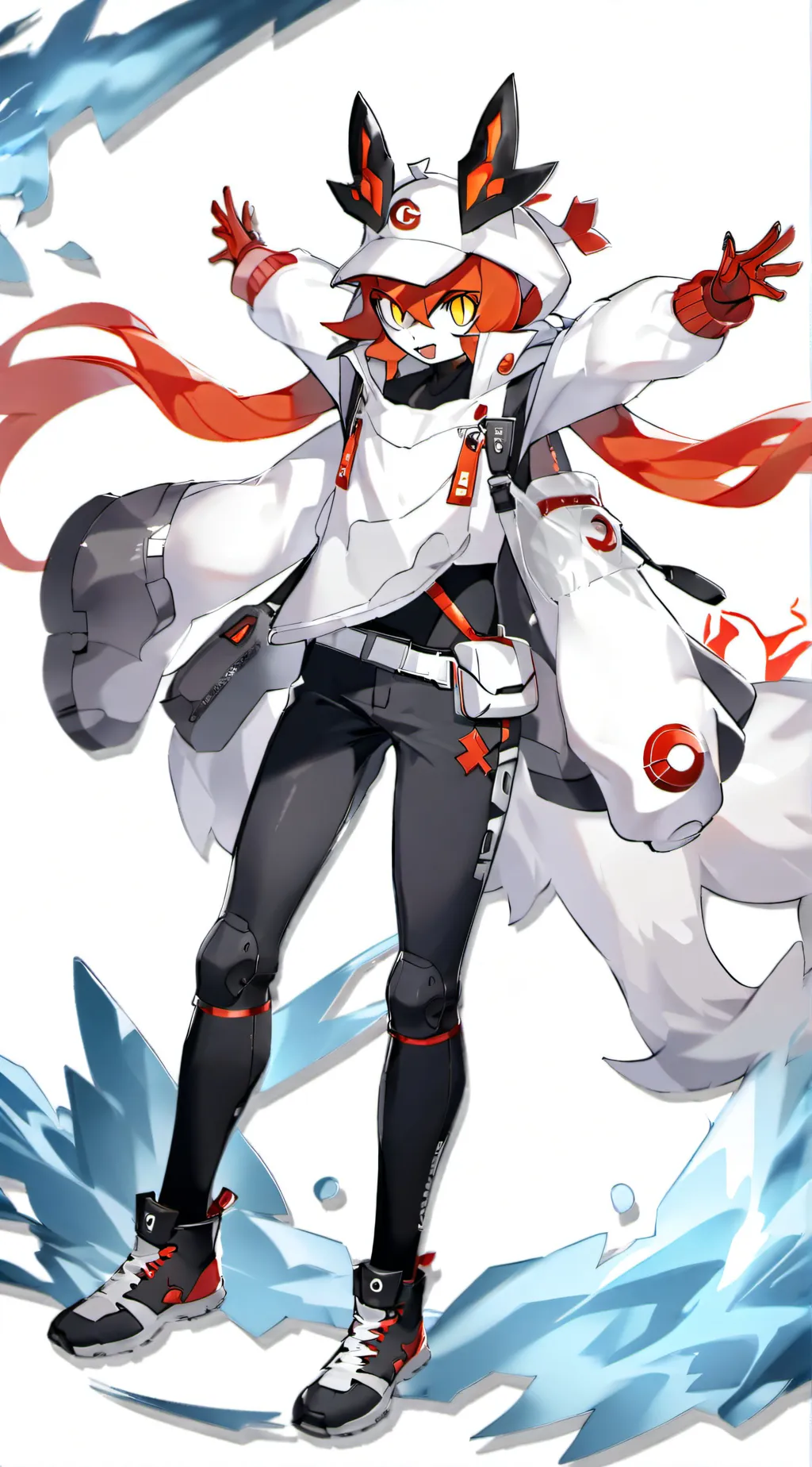 ai character: Cinderace background