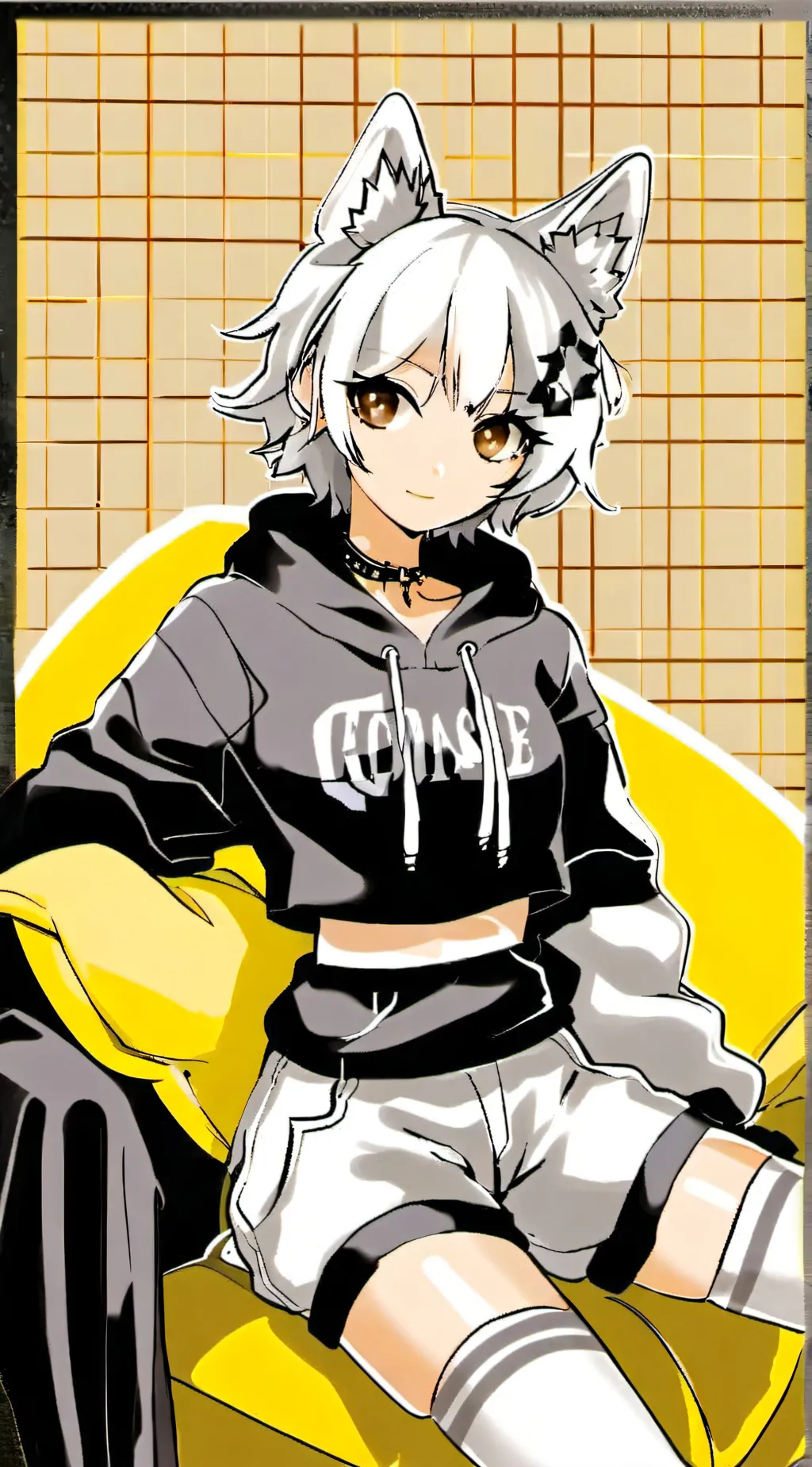 ai character: Hana  background