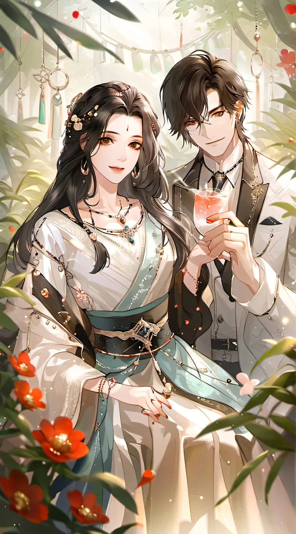 ai character: Alyse n Josh background