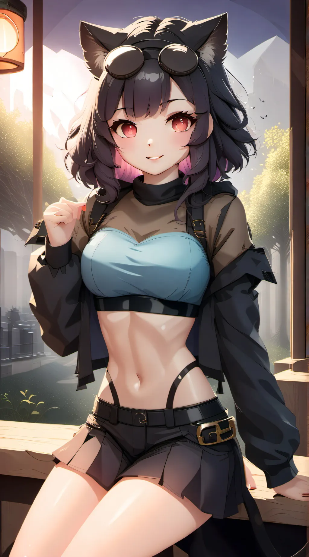 ai character: Latte background