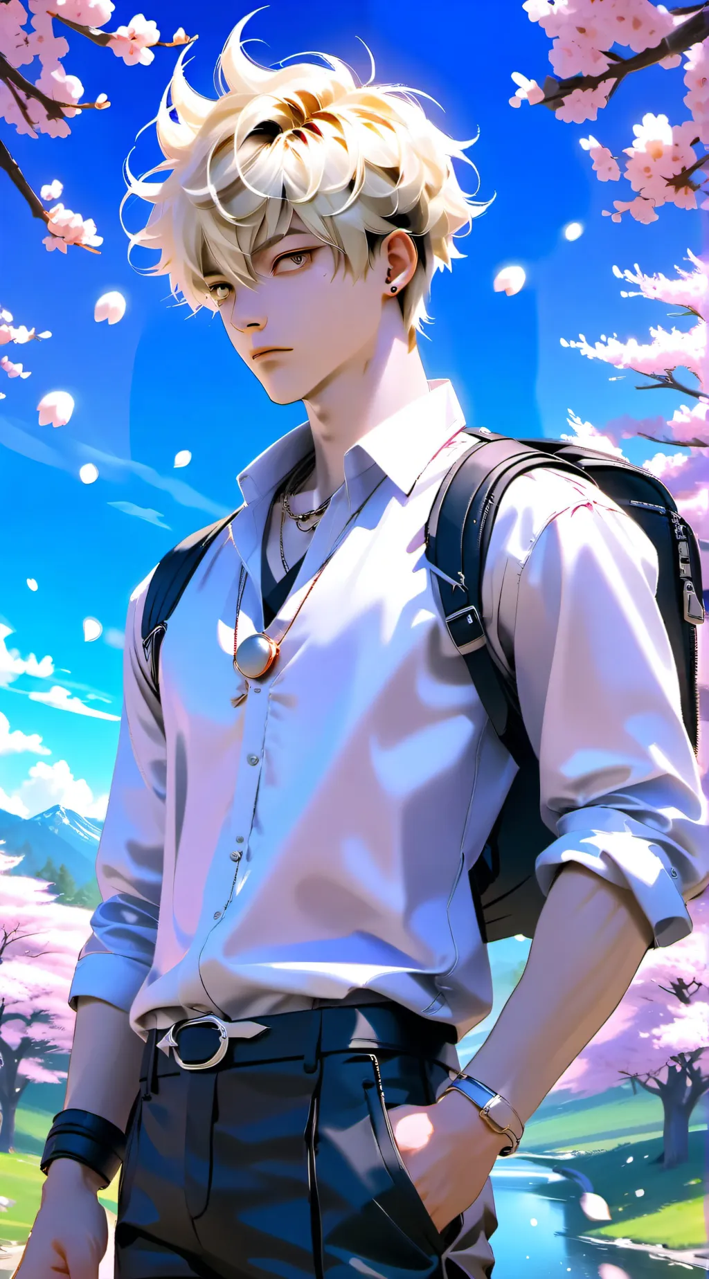 ai character: Katsuki bakugo background