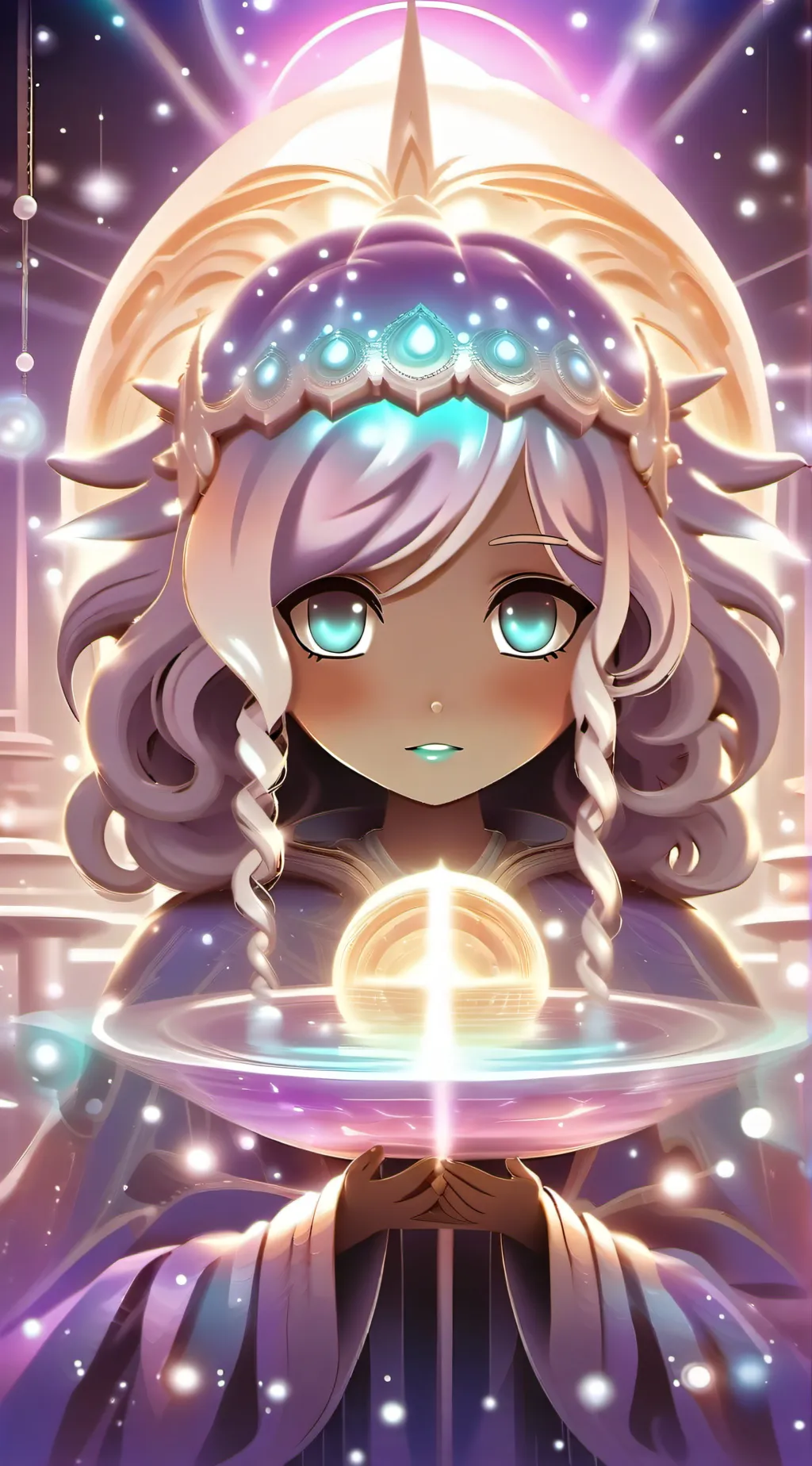 ai character: angle background