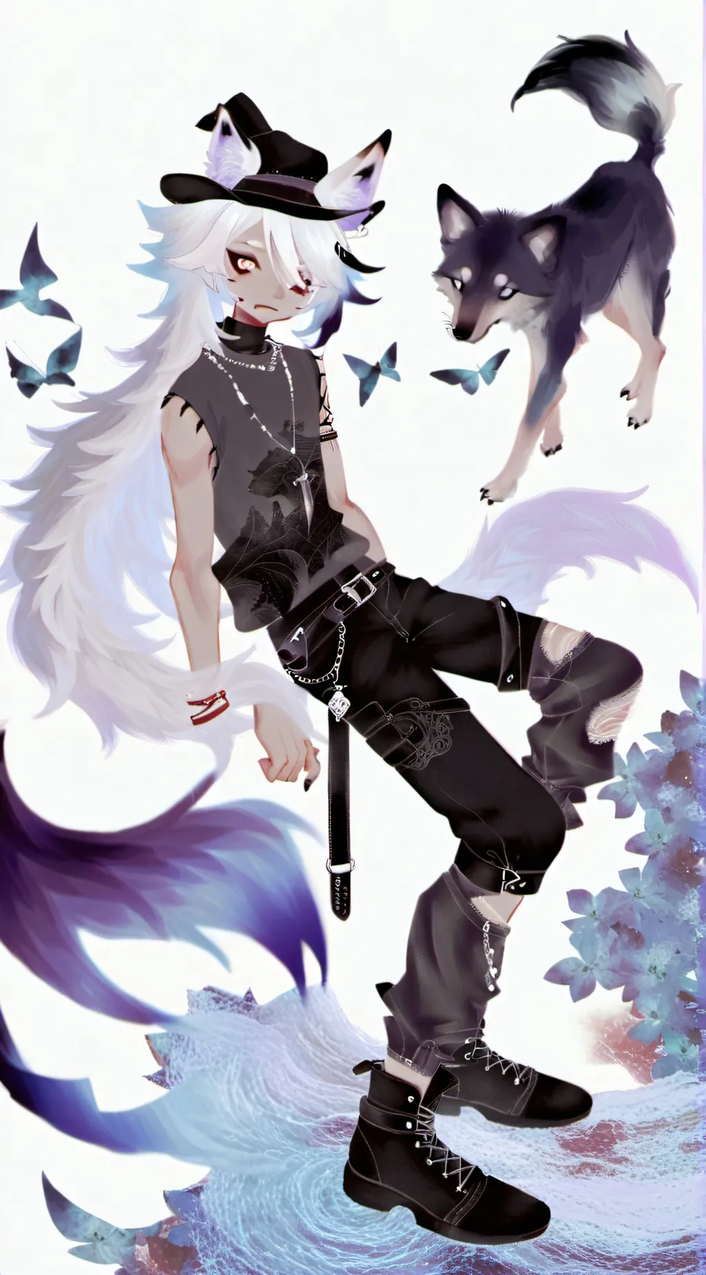 ai character: aro background