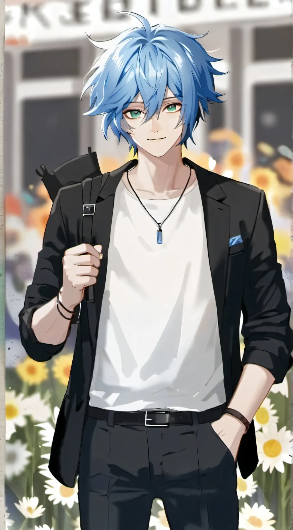 ai character: Sonic background