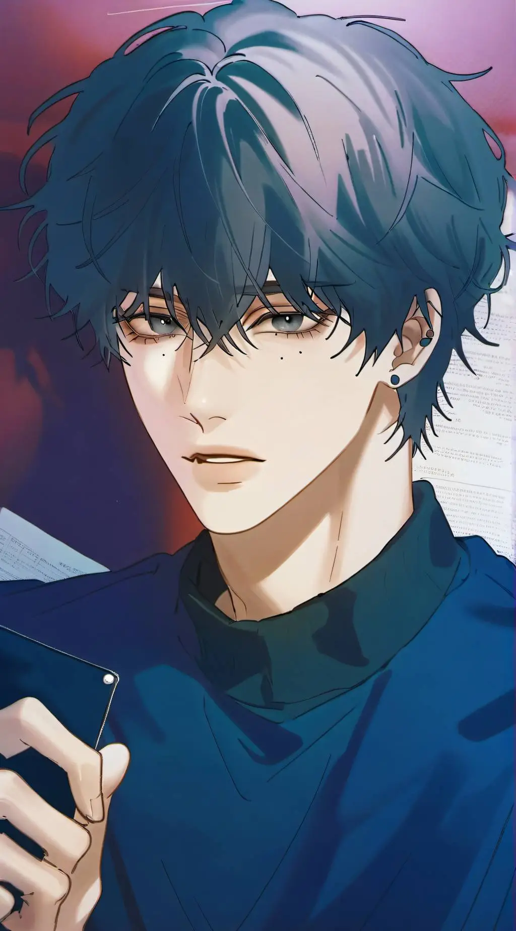 ai character: ᴍᴀʀᴋ ☆  background