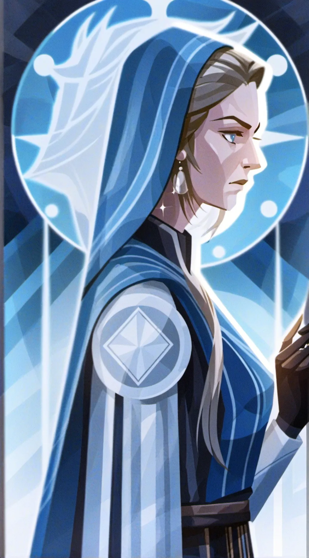 ai character: Only says home background