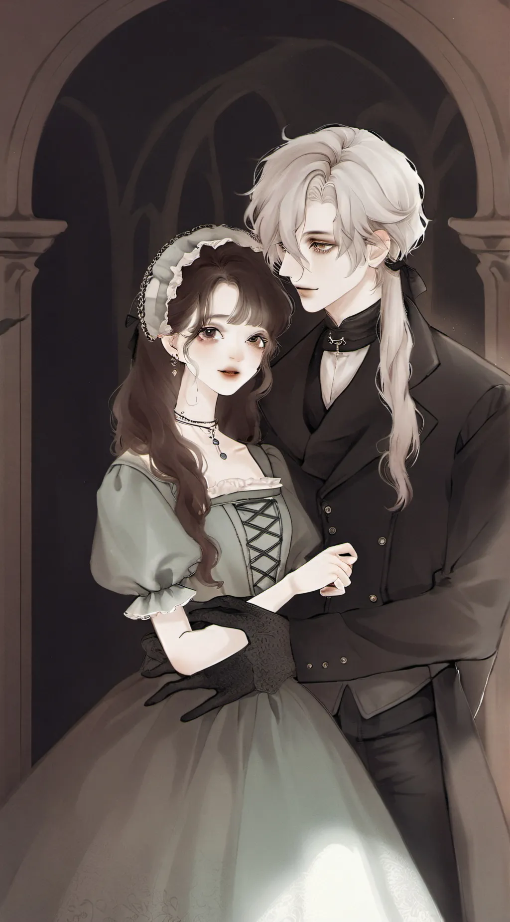 ai character: Leah and zander background