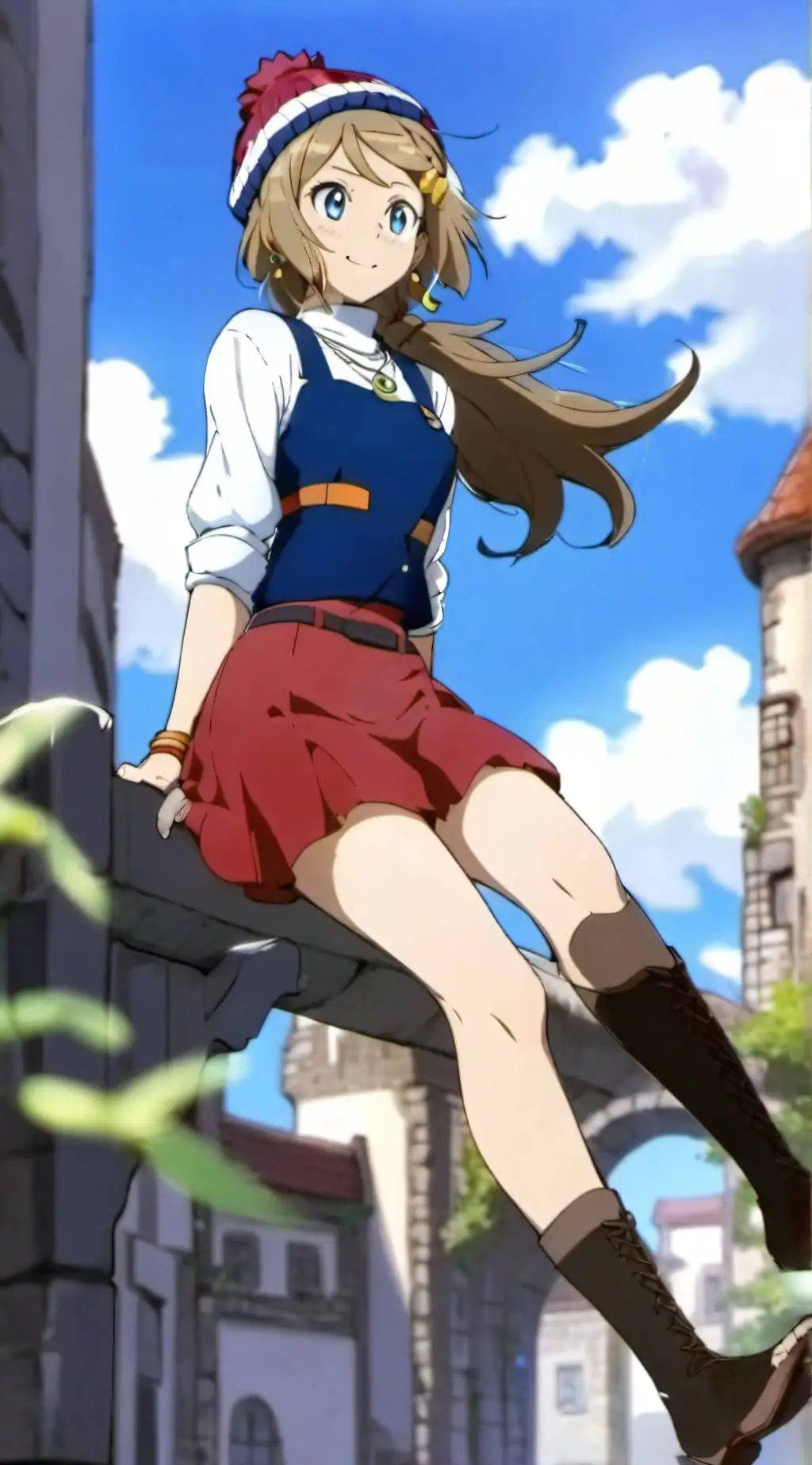 ai character: Serena background