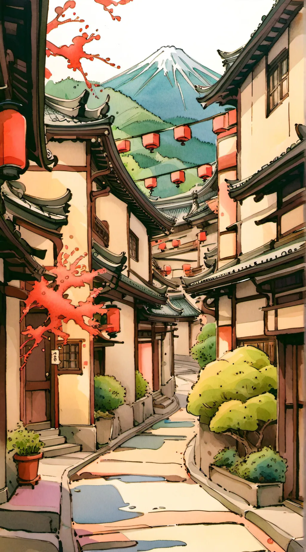 ai character: Hashira background