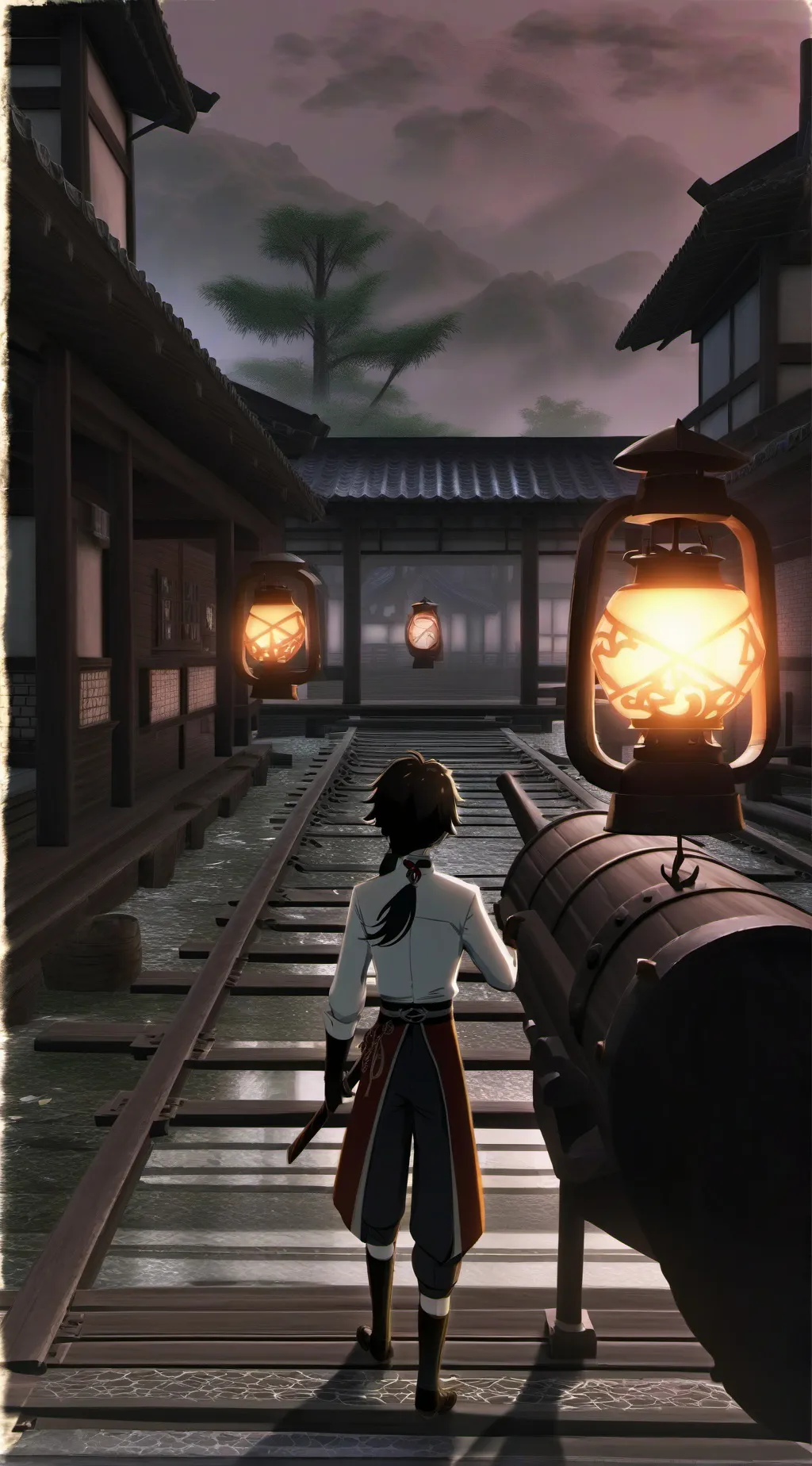 ai character: the Japanese story background