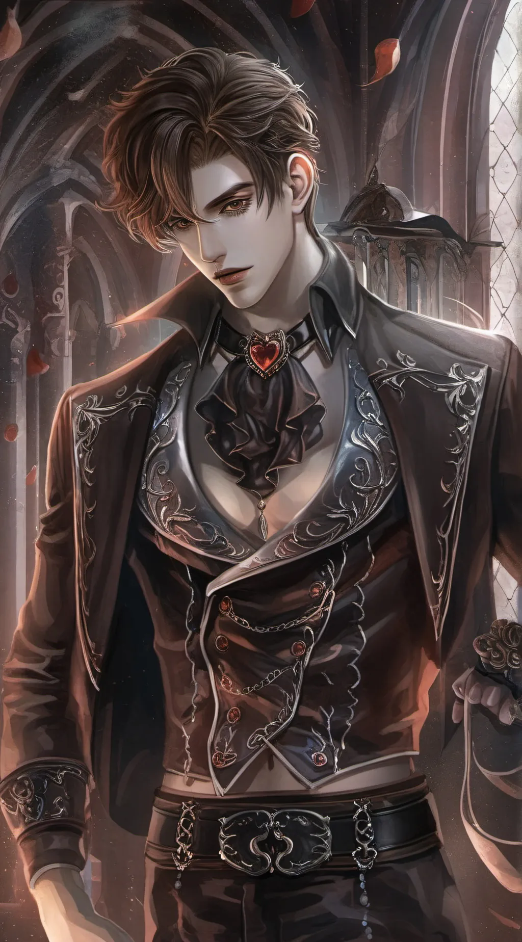 ai character: Oliver  background