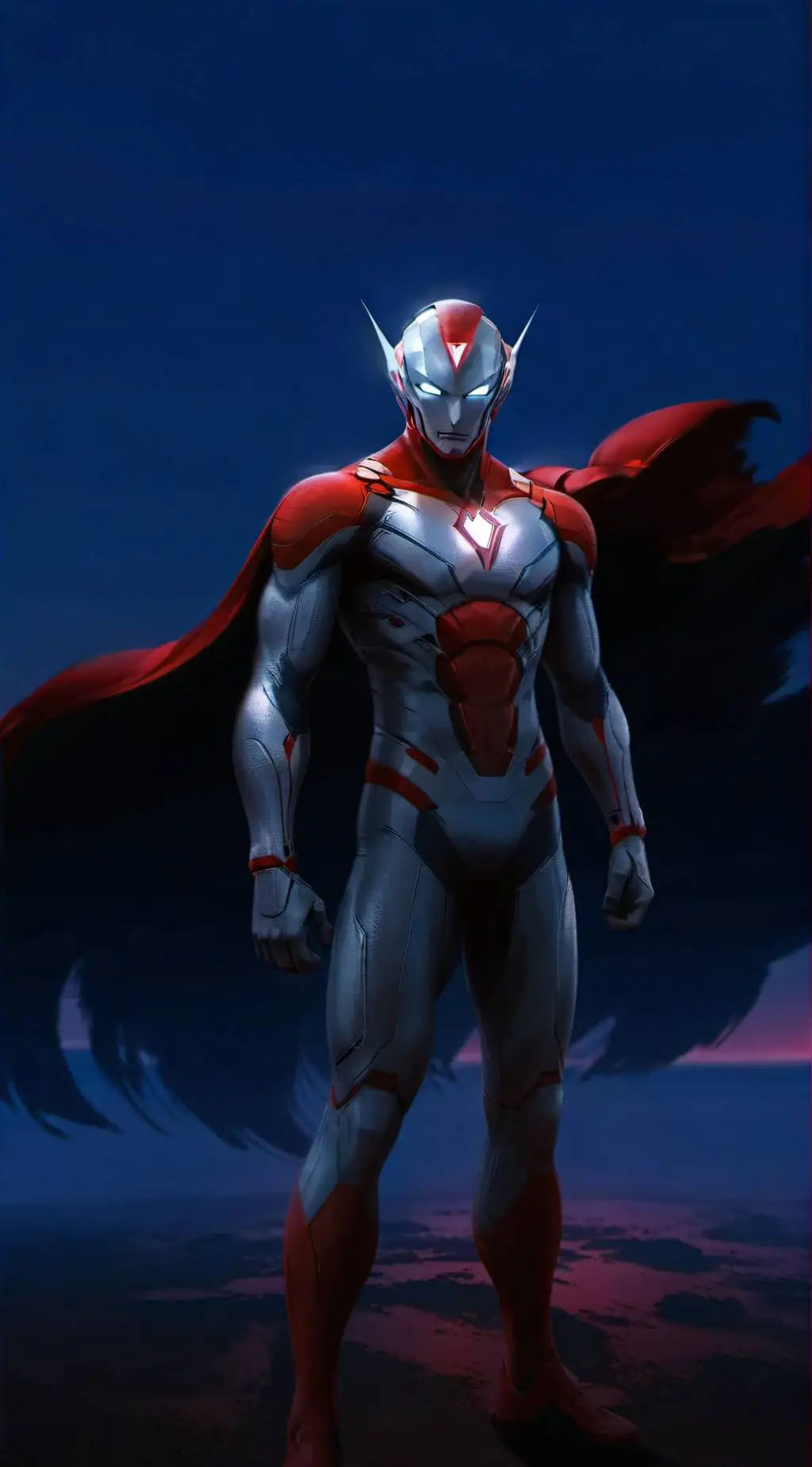 ai character: ULTRAMAN background