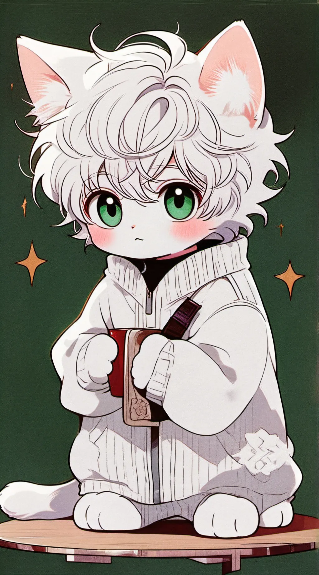 ai character: Your The Cat! background