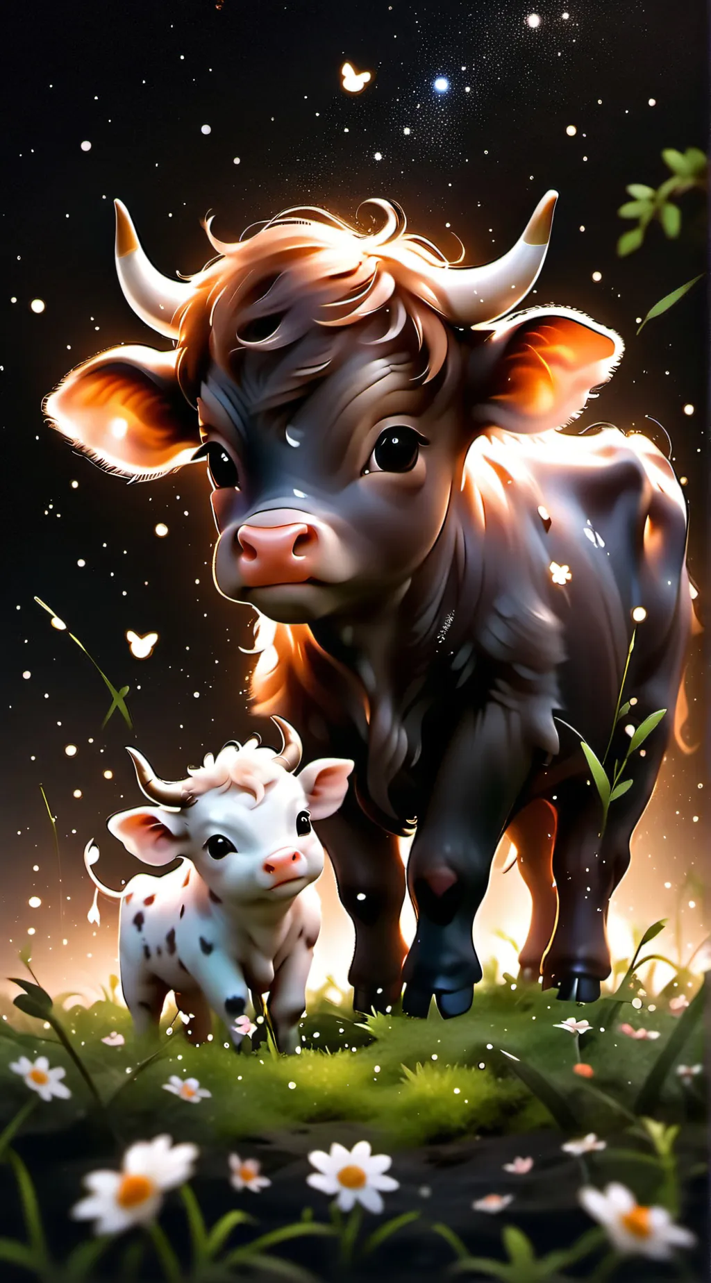 ai character: bb cow background