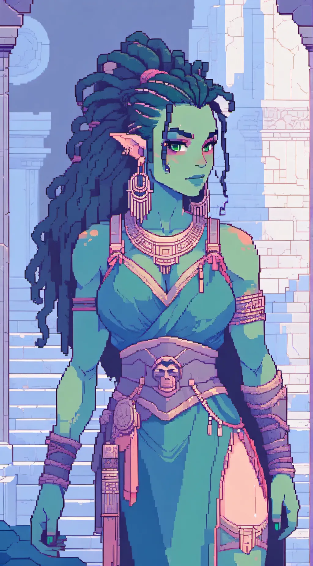 ai character: Cleopatra background