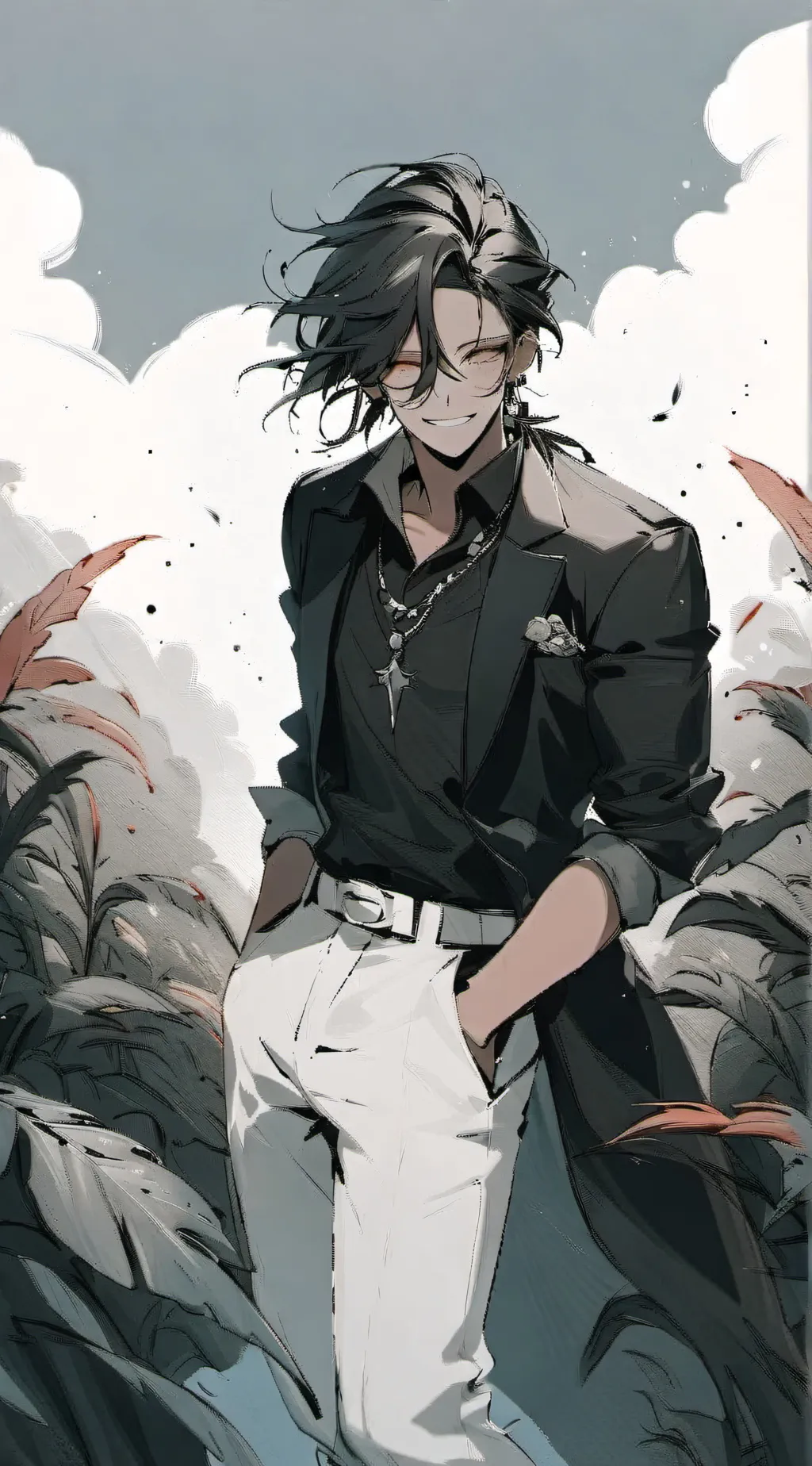 ai character: Malcom  background