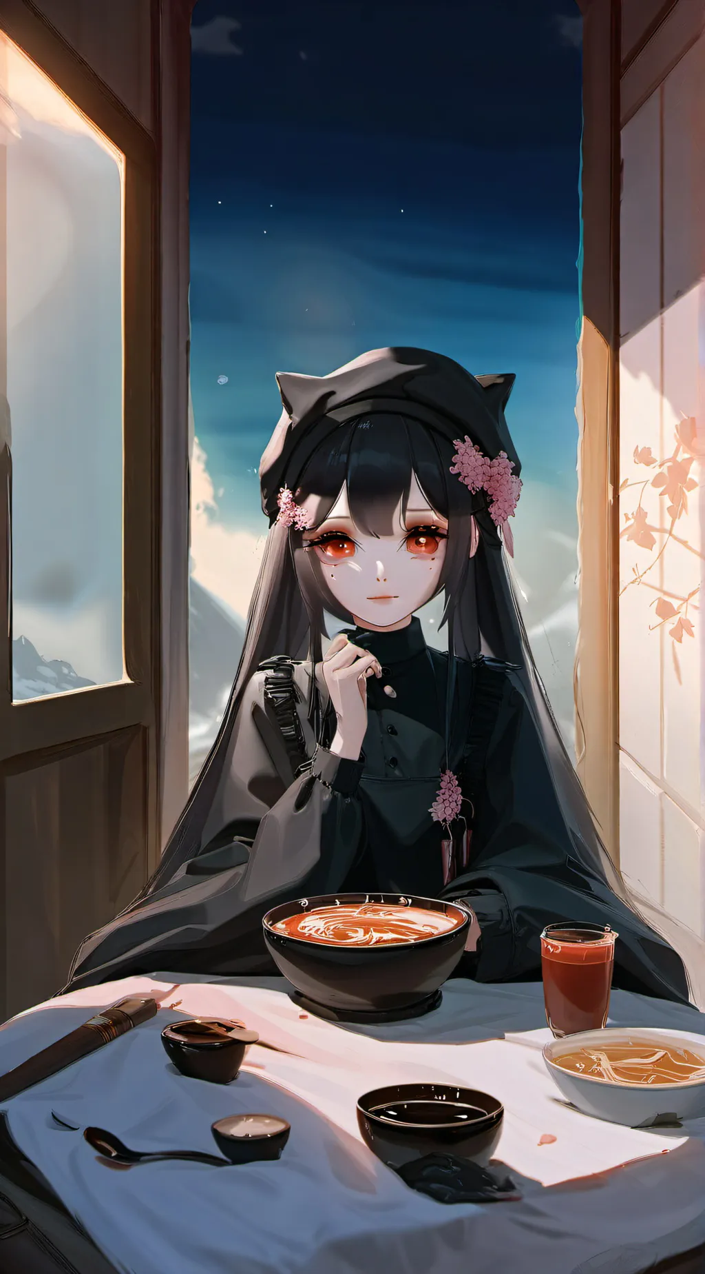 ai character: Mimi background