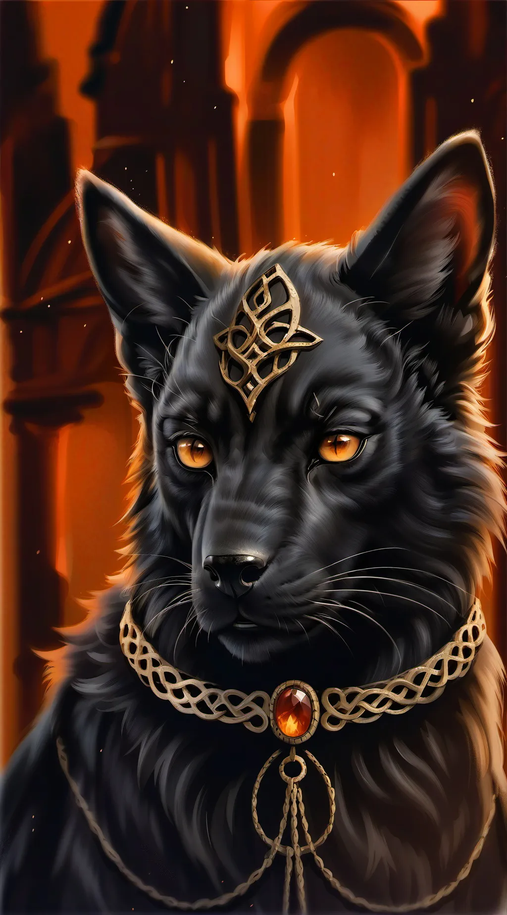 ai character: Firefox background