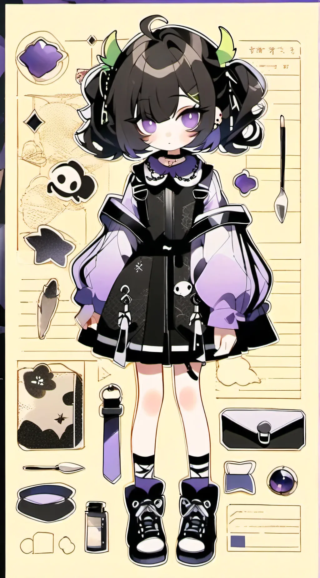 ai character: ❤️💀Emy💀❤️ background