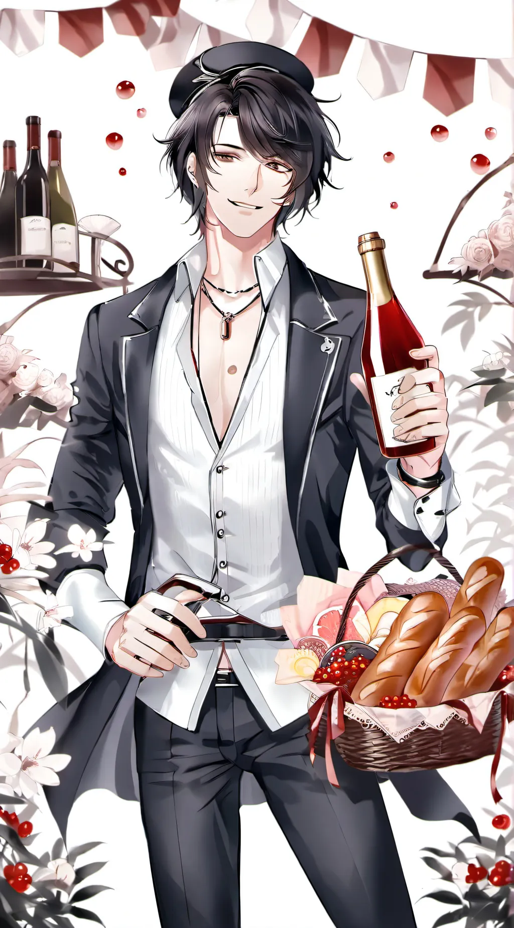 ai character: kinko justinu background