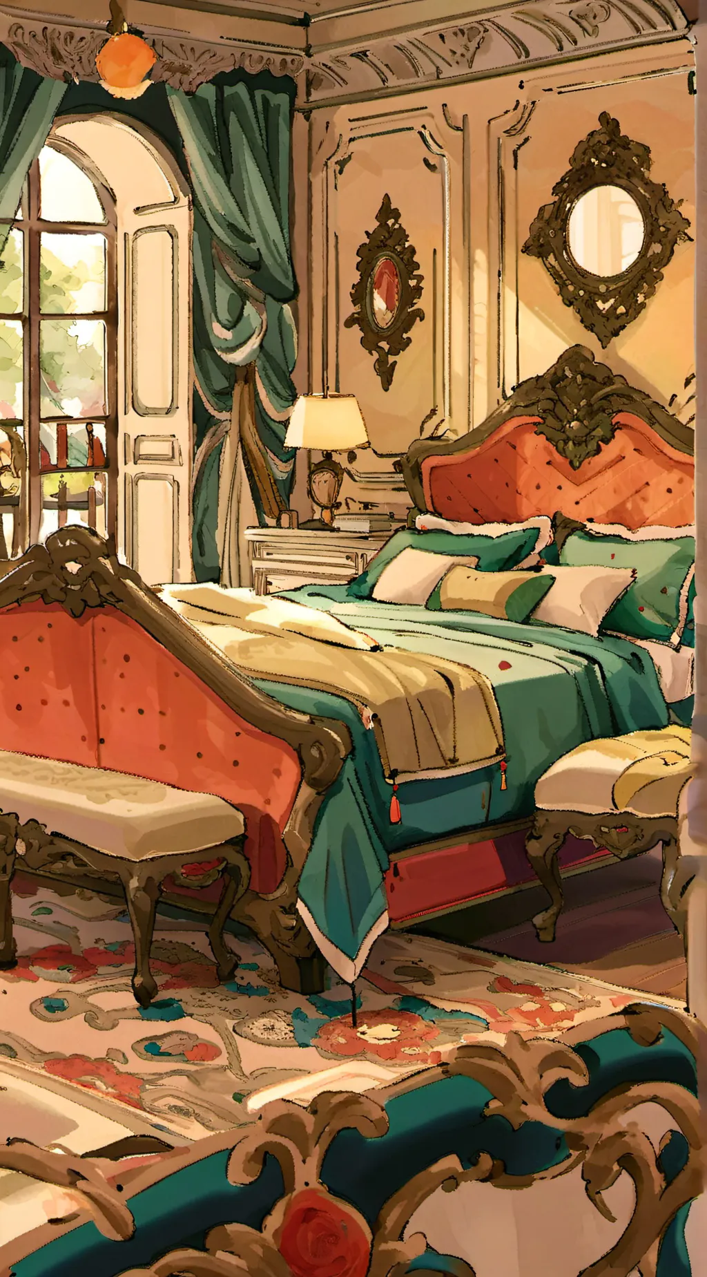 ai character: Your room background