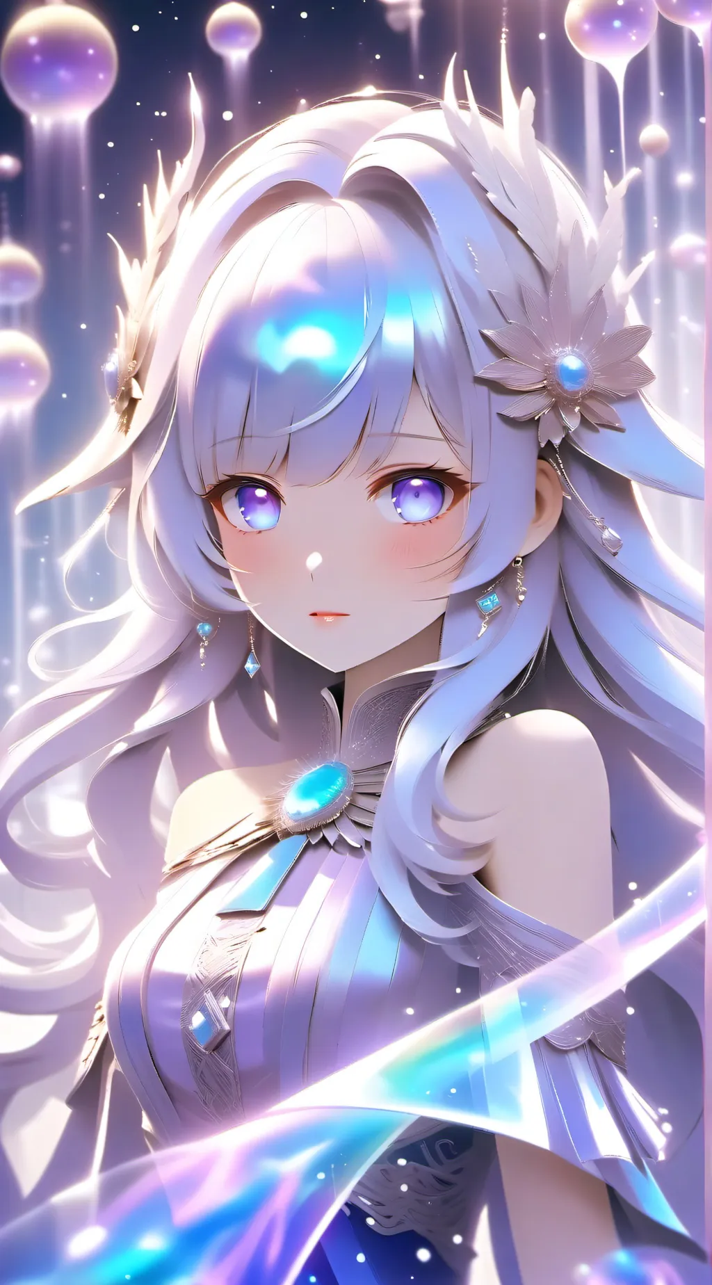 ai character: queen swan  alice background