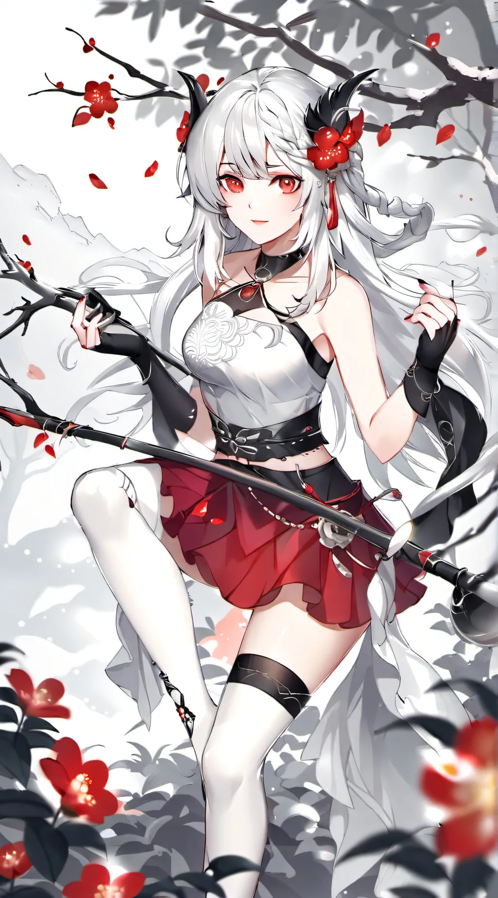 ai character: a gyat ladie background