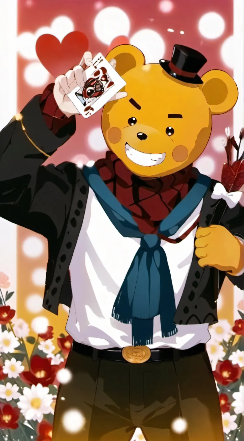 ai character: random background