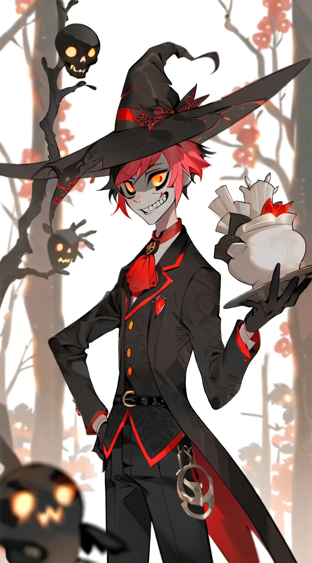 ai character: Alastor  background