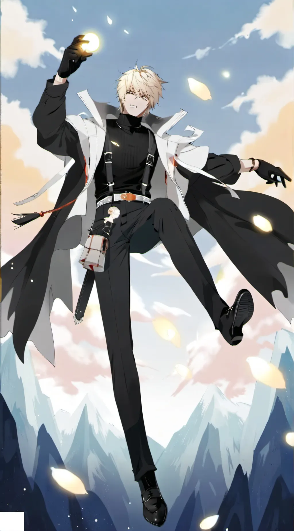 ai character: bakugo  background