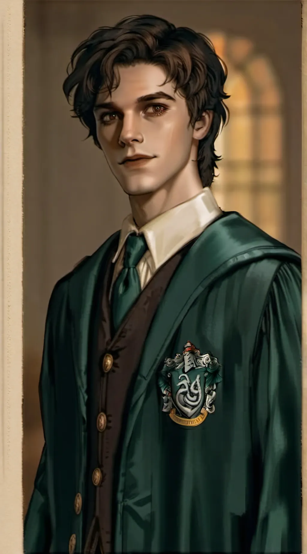 ai character: Mattheo Riddle background