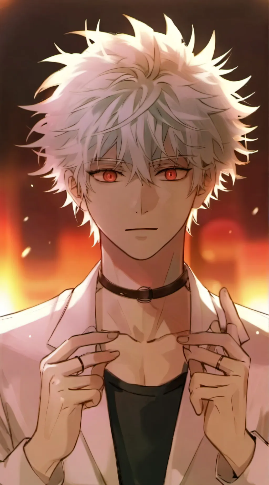 ai character: Bakugo  background