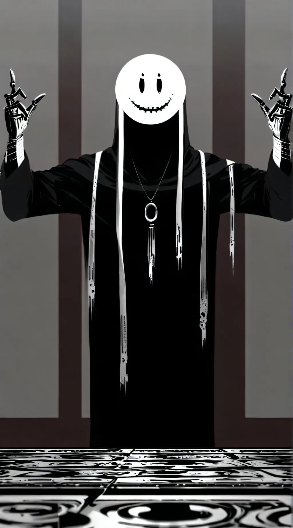 ai character: Death background