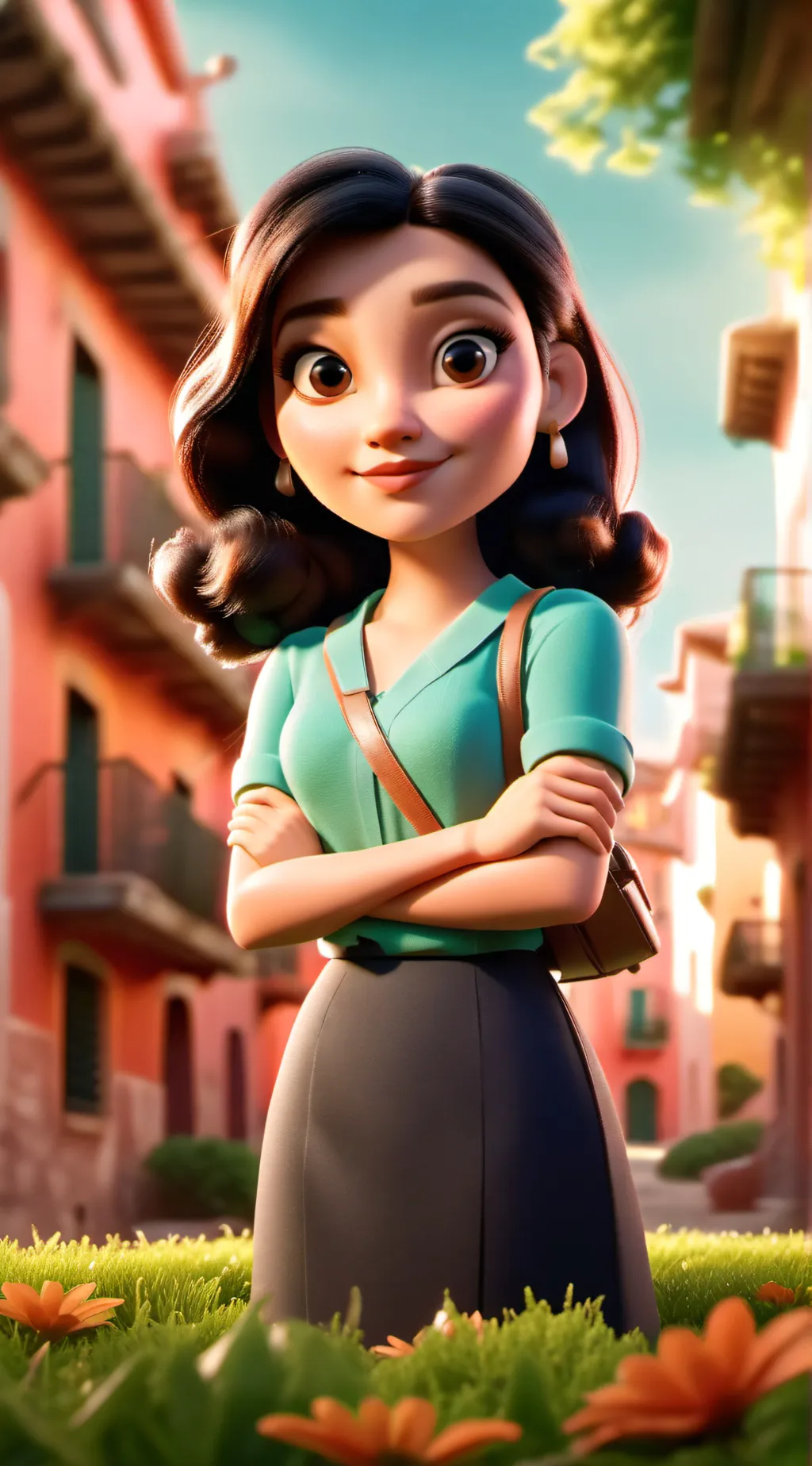 ai character: maya background