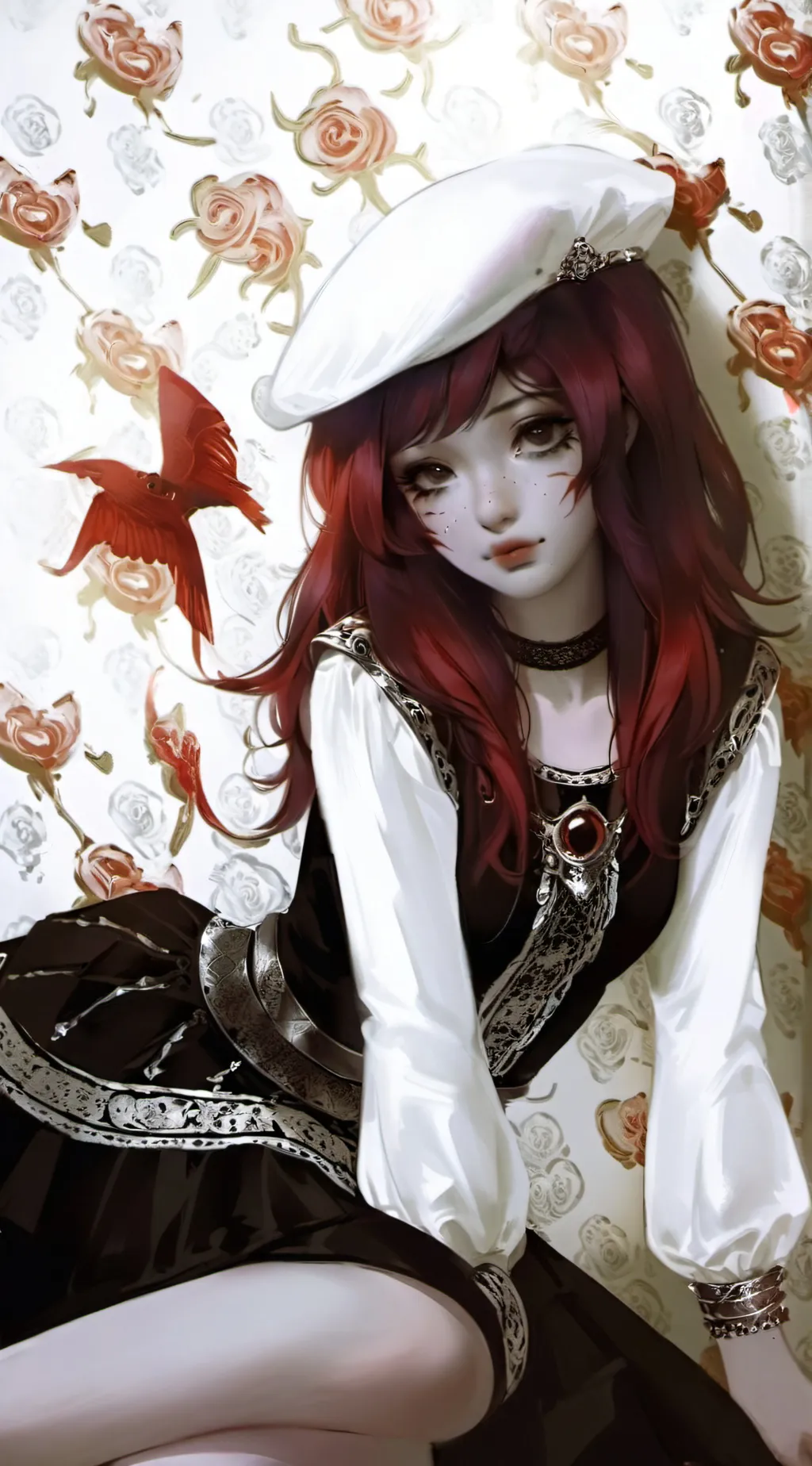 ai character: Allie💭Ƹ̵̡⁠Ӝ̵̨̄⁠Ʒ background