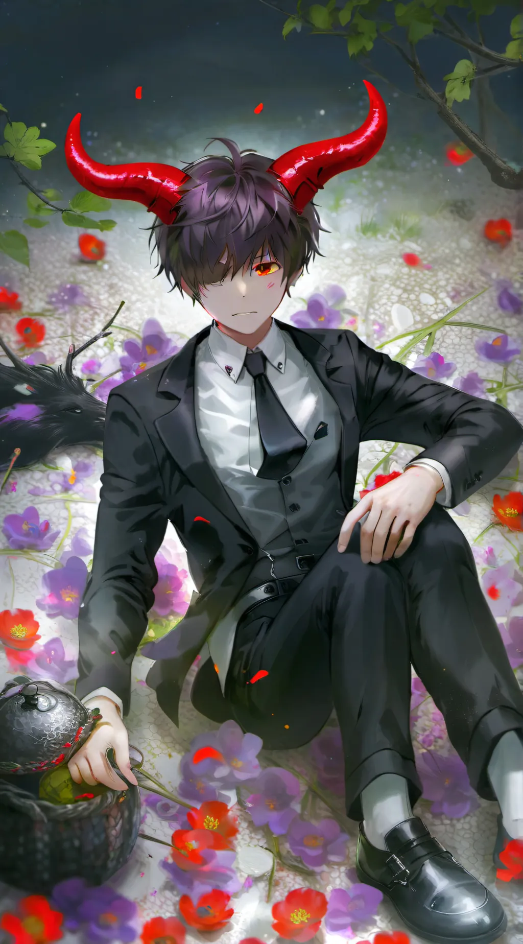 ai character: Leo background