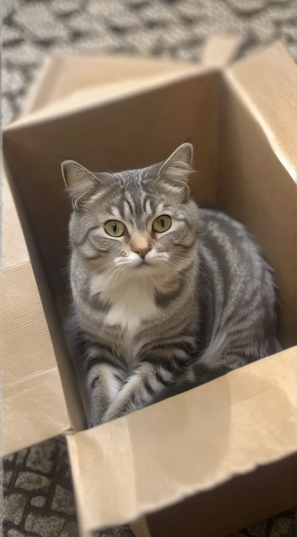 ai character: Homeless cat background