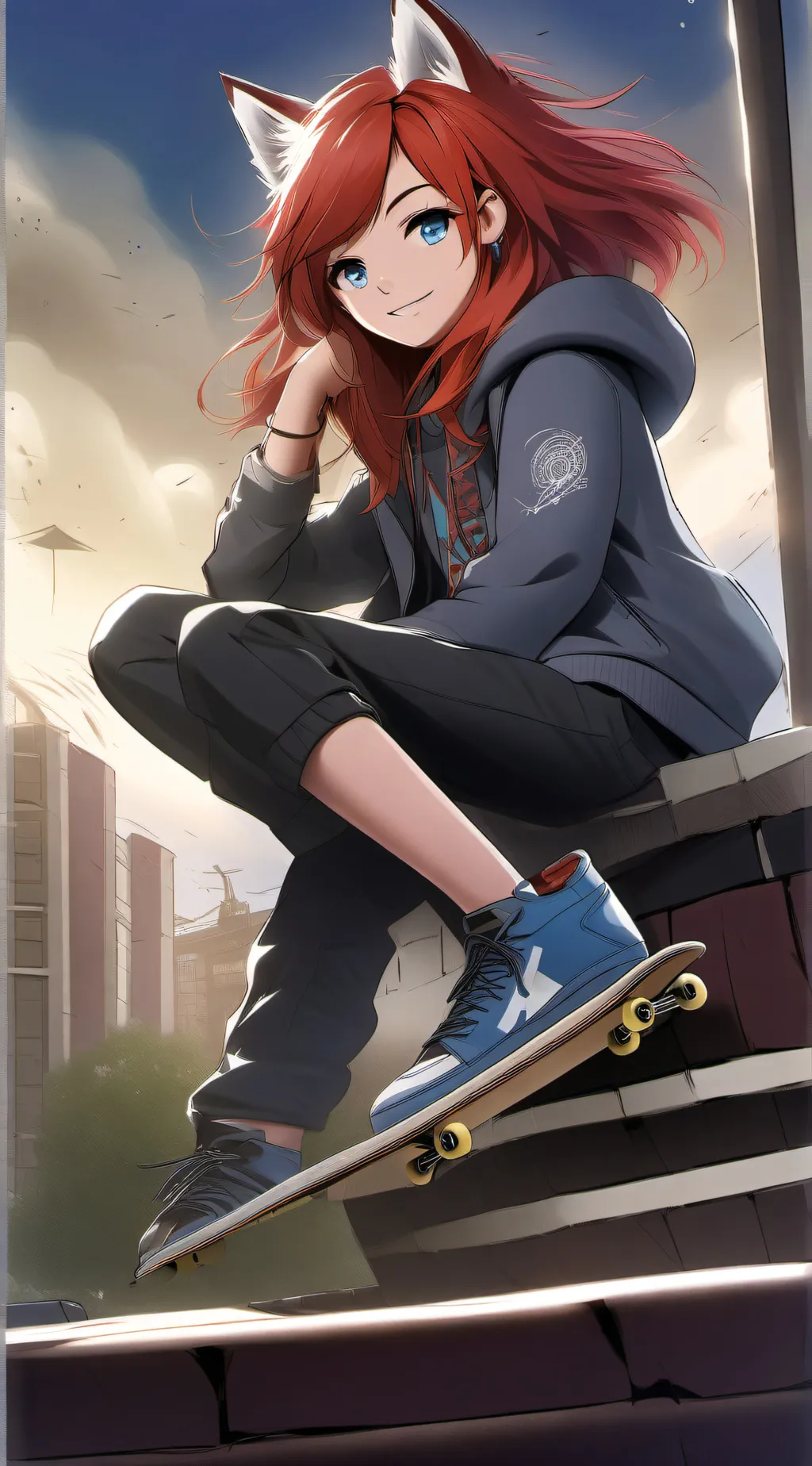 ai character: atlas background