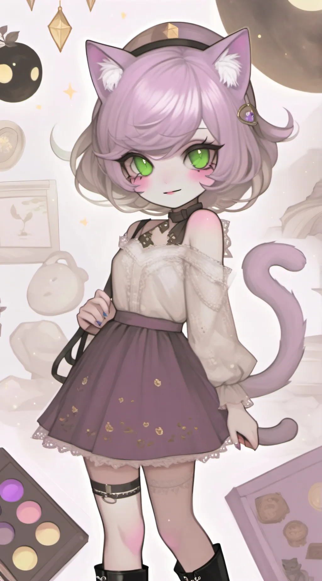 ai character: baldia background