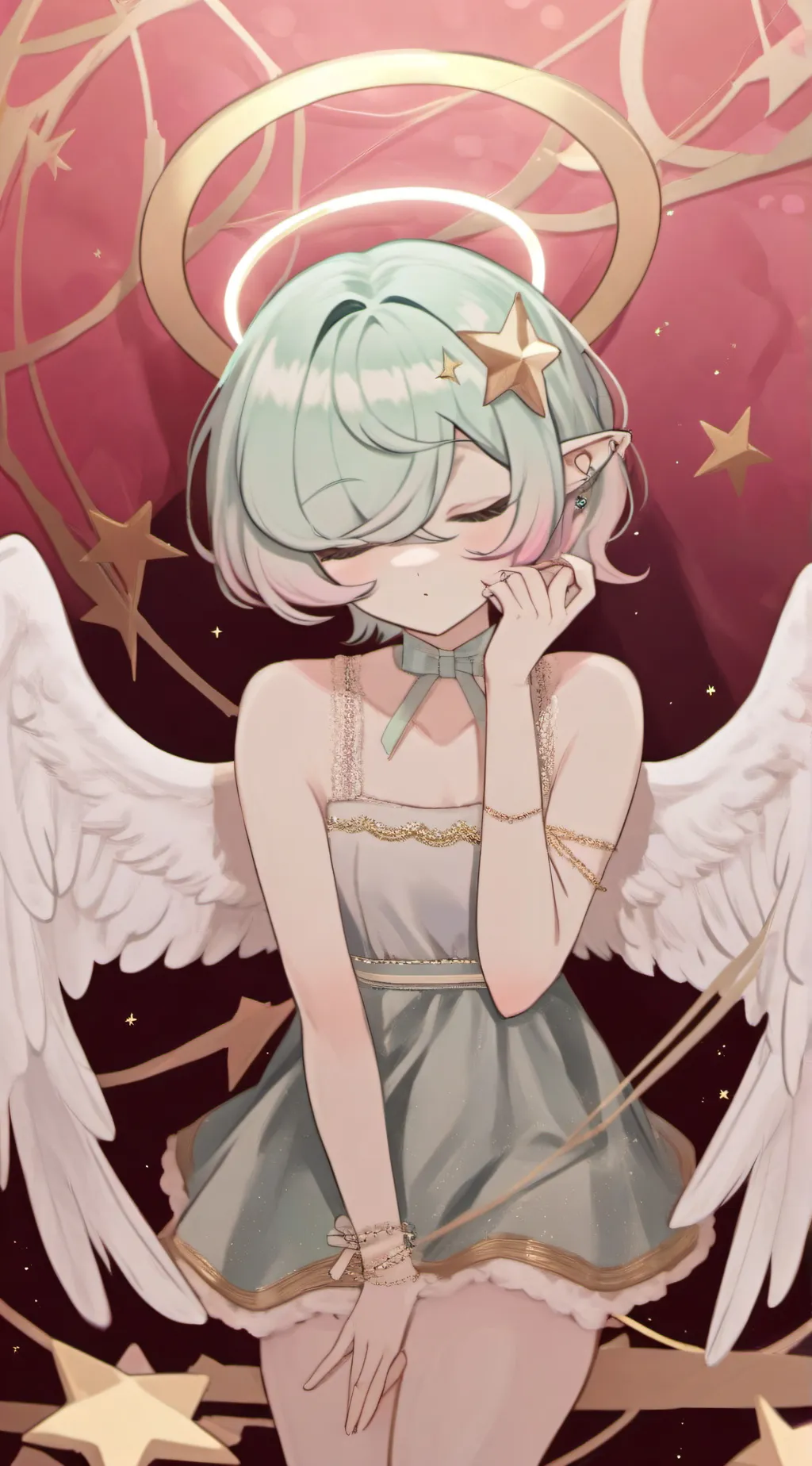 ai character: Angelina :3 background