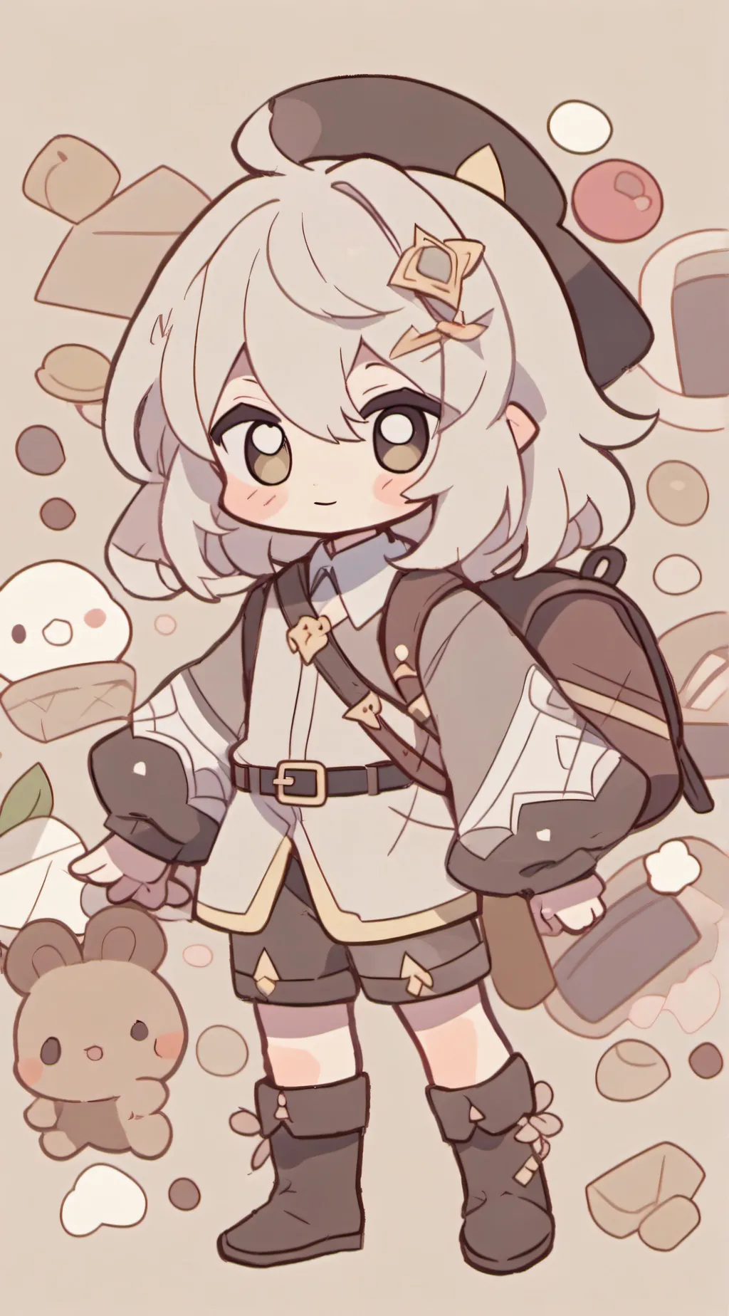 ai character: Oliver  background